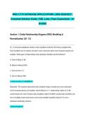 WGU C170 DATABASE APPLICATIONS LABS 2026&sol;2027 &vert; Complete Solution Guide &vert; SQL Labs &vert; Pass Guaranteed - A&plus; Graded&NewLine;&NewLine;
