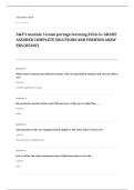 WGU C459 anatomy physiology EXAM A&plus; GRADE ASSURED COMPLETE SOLUTIONS AND VERIFIED ANSWERS