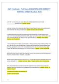 Updated Latest EMT Final Exam Practice Questions and Verified Answers Comprehensive Emergency Medical Technician Certification Study Resource for Students 2026&ndash;2027&period;