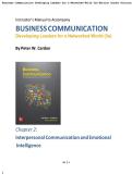 Business Communication &lpar;Cardon 3rd Ed&rpar; - Ch 2 Instructor&rsquo;s Manual