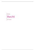 Samenvatting alle lessen Recht voor klinisch psychologen en orthopedagogen &lpar;slides &plus; notities&rpar;