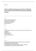 NRNP 6635 psychopathology EXAM A&plus; GRADE ASSURED COMPLETE SOLUTIONS AND VERIFIED ANSWERS