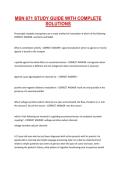 MSN 671 Exam Questions with 100&percnt; Correct Answers &vert; Latest Version &lpar;2026&sol;2027&rpar; Expert Verified