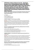 D521 Healthcare Quality and Outcomes Exam Prep &ndash; Real Practice Questions&comma; Answers & Detailed Rationales &lpar;Updated 2026&rpar;  &vert; Quality Improvement Models &lpar;PDSA&comma; Six Sigma & Lean&rpar;&comma; Patient Safety & Risk Reduction&comma; Healthcare Performance Metrics & KPIs&comma; Outcome 