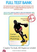 Test Bank For Human Anatomy and Physiology&comma; 10th Edition By Elaine N&period; Marieb 9780133997040 Chapter 1-26 