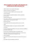 MSN 672 module 3 and 5 Exam Questions with 100&percnt; Correct Answers &vert; Latest Version &lpar;2026&sol;2027&rpar; Expert Verified
