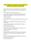 MSN 672 module 3&comma; 4 and 5 Exam Questions with 100&percnt; Correct Answers &vert; Latest Version &lpar;2026&sol;2027&rpar; Expert Verified