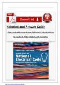 SOLUTION AND ANSWER GUIDE ILLUSTRATED GUIDE TO THE NATIONAL ELECTRICAL CODE 9TH EDITION BY CHARLES R&period; MILLER CHAPTER 1-19