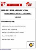 RN CONCEPT-BASED ASSESSMENT LEVEL 2 ONLINE PRACTICE B EXAM >>LATEST UPDATE 2026-2027 