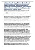 Adjuster Certification Exam Prep &ndash; Real Practice Questions&comma; Answers & Detailed Rationales &lpar;Updated 2026&rpar; ️ &vert; Insurance Claims Investigation&comma; Property & Casualty Coverage&comma; Policy Interpretation & Insurance Contracts&comma; Loss Estimation & Damage Assessment&comma; Cl