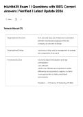 Package deal&colon;&colon; MAN6635  Exams Questions and Answers &vert; 2026&sol;2027