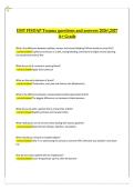 EMT FISDAP Trauma Exam 2026&sol;2027 &ndash; Practice Questions and Answers &vert; Complete Study Guide for EMT Certification Prep