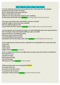 EMT FISDAP FINAL PRACTICE ASSESSMENT QUESTIONS AND ANSWERS COMPLETE STUDY GUIDE