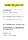 ARF Administrator Certification with all Correct & 100&percnt; Verified Answers &vert;Actual Complete Exam &vert;Already Graded A&plus;