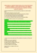 HESI CRITICAL CARE RN NEWEST 2025 ACTUAL EXAM TEST BANK &NewLine;2 VERSION &lpar;VERSION A AND B&rpar; 240 QUESTIONS AND CORRECT &NewLine;DETAILED ANSWERS WITH RATIONALES &lpar;VERIFIED ANSWERS&rpar; &NewLine;ALREADY GRADED A&plus; 