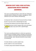 BSN366 EXIT HESI 2026 ACTUAL &NewLine;QUESTIONS WITH VERIFIED &NewLine;ANSWERS&period;