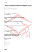 NUR 253 ASSESSMENT 4 STUDY QUESTIONS AND ANSWERS COMPLETE MATERNAL AND CHILD NURSING GUIDE