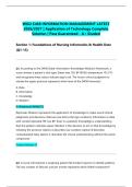 WGU C468 INFORMATION MANAGEMENT LATEST 2026&sol;2027 &vert; Application of Technology Complete Solution &vert; Pass Guaranteed - A&plus; Graded&NewLine;&NewLine;