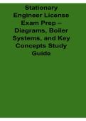 Stationary Engineer License Exam Prep Diagrams Boiler Systems and Key Concepts Study Guide 2025&sol; 2026