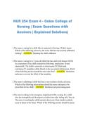 Complete NUR 254 maternal and pediatric nursing study bundle featuring Assessments 1&comma; 3&comma; and 4 with practice questions&comma; detailed answer explanations&comma; and comprehensive study guides&period; Covers maternal nursing&comma; pediatric care&comma; patient assessment&comma; nursing inte