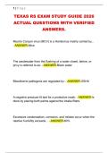 TEXAS RS EXAM STUDY GUIDE 2026 &NewLine;ACTUAL QUESTIONS WITH VERIFIED &NewLine;ANSWERS&period;