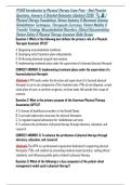 PTA101 Introduction to Physical Therapy Exam Prep &ndash; Real Practice Questions&comma; Answers & Detailed Rationales &lpar;Updated 2026&rpar; 