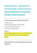 Delaware Category 6 &mdash; Right-of-Way Pest &NewLine;Control Examination Questions And Correct &NewLine;Answers &lpar;Verified Answers&rpar; Plus Rationales &NewLine;2026 Q&A &vert; Instant Download Pdf