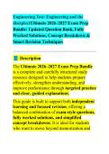 Engineering Test Prep 2026 STUDY GUIDE 2026&sol;2027 ACCURATE QUESTIONS WITH CORRECT DETAILED ANSWERS &vert;&vert; 100&percnt; GUARANTEED PASS NEWEST VERSION