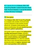 BC Calculus Review 2026 STUDY GUIDE 2026&sol;2027 ACCURATE QUESTIONS WITH CORRECT DETAILED ANSWERS &vert;&vert; 100&percnt; GUARANTEED PASS NEWEST VERSION