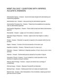 MGMT 254 QUIZ 1 QUESTIONS WITH VERIFIED ACCURATE ANSWERS