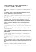 PURDUE MGMT 254 EXAM 1 QUESTIONS WITH VERIFIED ACCURATE ANSWERS