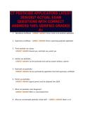 CT PESTICIDE APPLICATORS LATEST&NewLine;2026&sol;2027 ACTUAL EXAM&NewLine;QUESTIONS WITH CORRECT&NewLine;ANSWERS 100&percnt; VERIFIED GRADED&NewLine;A&plus;