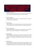 Pesticide Applicators License - Core&NewLine;Manual ACTUAL EXAM QUESTIONS&NewLine;WITH CORRECT ANSWERS 100&percnt;&NewLine;VERIFIED GRADED A&plus;