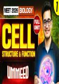  Chapter - 8   &lbrace;Cell the unit of life &lpar;class 11th&rpar; For NEET&rcub;