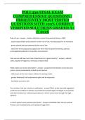 POLI 330 &ndash; Final Exam Study Guide &ndash; Frequently Tested Questions with Verified Solutions &lpar;2026 Review&rpar;