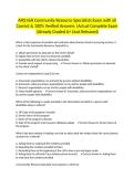 AIRS I&R Community Resource Specialists Exam with all Correct & 100&percnt; Verified Answers &vert;Actual Complete Exam &vert;Already Graded A&plus; &lpar;Just Released&rpar;