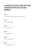 BC SHIFTBOSS 419 STUDY GUIDE 2026 TESTED&NewLine;QUESTIONS AND PRACTICE SOLUTION&NewLine;GRADED A&plus;&NewLine;