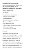 PARAMEDIC CERTIFICATION EXAM &ndash; &NewLine;QUESTIONS AND ANSWERS &vert; VERIFIED AND &NewLine;WELL DETAILED ANSWERS &vert; PLUS &NewLine;RATIONALES &vert; GUARANTEED PASS &vert; LATEST &NewLine;EXAM UPDATE 2026&sol;2027