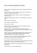 ACCT 3130 FINAL EXAM STUDY GUIDE