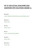 HIT 117 CSN ACTUAL EXAM PAPER 2026&NewLine;QUESTIONS WITH SOLUTIONS GRADED A&plus;
