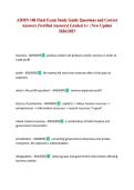 ADMN 100 Final Exam Study Guide Questions and Correct Answers &lpar;Verified Answers&rpar; Graded A&plus; &vert; New Update 2026&sol;2027