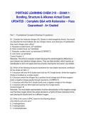 PORTAGE LEARNING CHEM 210 &ndash; EXAM 1&colon; Bonding&comma; Structure & Alkanes Actual Exam UPDATED 2026&sol;27 &vert; Complete Q&A with Rationales &ndash; Pass Guaranteed - A&plus; Graded