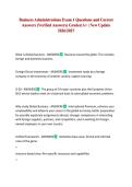 Business Administrations Exam 1 Questions and Correct Answers &lpar;Verified Answers&rpar; Graded A&plus; &vert; New Update 2026&sol;2027