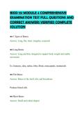 BIOD 151 MODULE 4 COMPREHENSIVE&NewLine;EXAMINATION TEST FULL QUESTIONS AND&NewLine;CORRECT ANSWERS VERIFIED COMPLETE&NewLine;SOLUTION&NewLine;