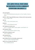 LPC 68W FINAL TEST 2026&NewLine;QUESTIONS WITH CORRECT&NewLine;ANSWERS GRADED A&plus;