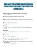 LPC 68W PRACTICE EXAMINATION&NewLine;2026 QUESTIONS WITH ANSWERS&NewLine;GRADED A&plus;
