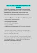 MHA 707 EXAM D QUESTIONS WITH ACCURATE ANSWERS
