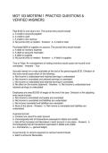 MGT 103 MIDTERM 1 PRACTICE QUESTIONS