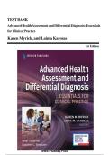 TEST BANK FOR Advanced Health Assessment and Differential Diagnosis&colon; Essentials for Clinical Practice 1st Edition by Suzanne Smeltze ISBN&colon; 978-0826162496 COMPLETE GUIDE ALL CHAPTERS COVERED 100&percnt; VERIFIED A&plus; GRADE ASSURED&excl;&excl;&excl;&excl;&excl;NEW LATEST UPDATE&excl;&excl;&excl;&excl;&excl;