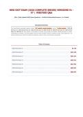 HESI Exit RN Exam &lpar;2026 Complete Series&rpar; Versions V1 - V7   Verified Q&A 990&plus; &lpar;Fully Updated 2026&rpar; Exam Questions &plus; Verified & Rationalized Answers   A&plus; Graded